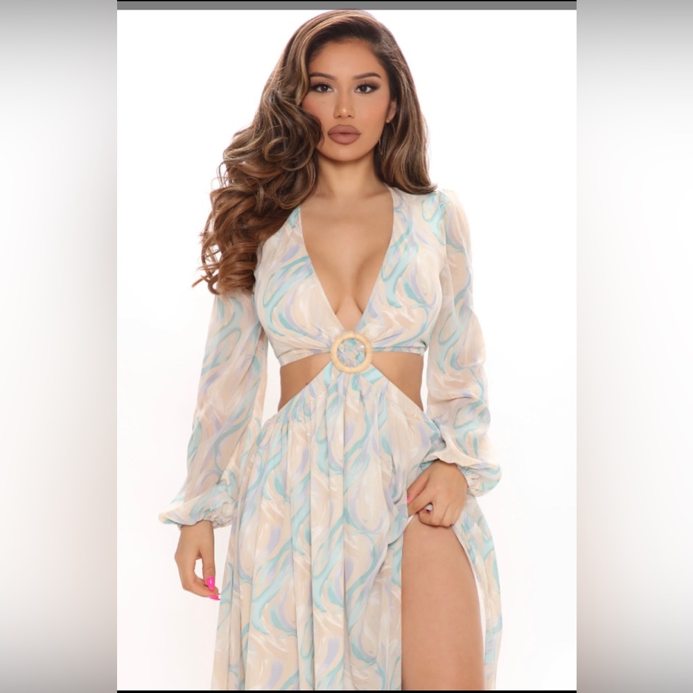 Fashion nova eternal beauty maxi dress size xl